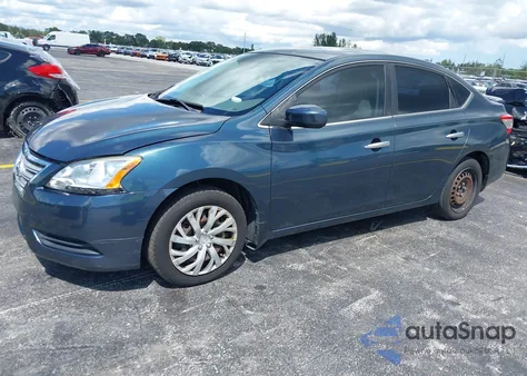 2014 Nissan Sentra Sv z USA, uszkodzony, nr VIN 3N1AB7AP4EY337919